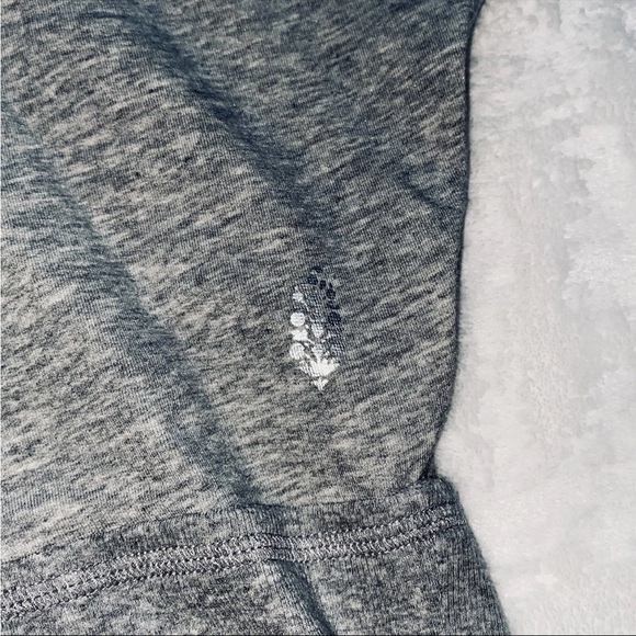 Free People Heather Gray Cowl Neck Sweatshirt - Picture 5 of 9